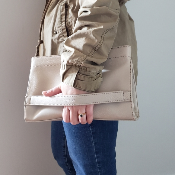 Matt & Nat Handbags - Matt & Nat medium sized clutch with strap